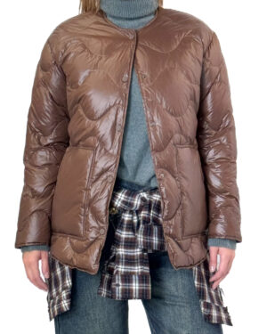 damska krótka pikowana kurtka