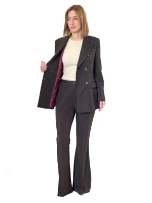 CZEKOLADOWA MARYNARKA DAMSKA ARTIGLI ACGI003186