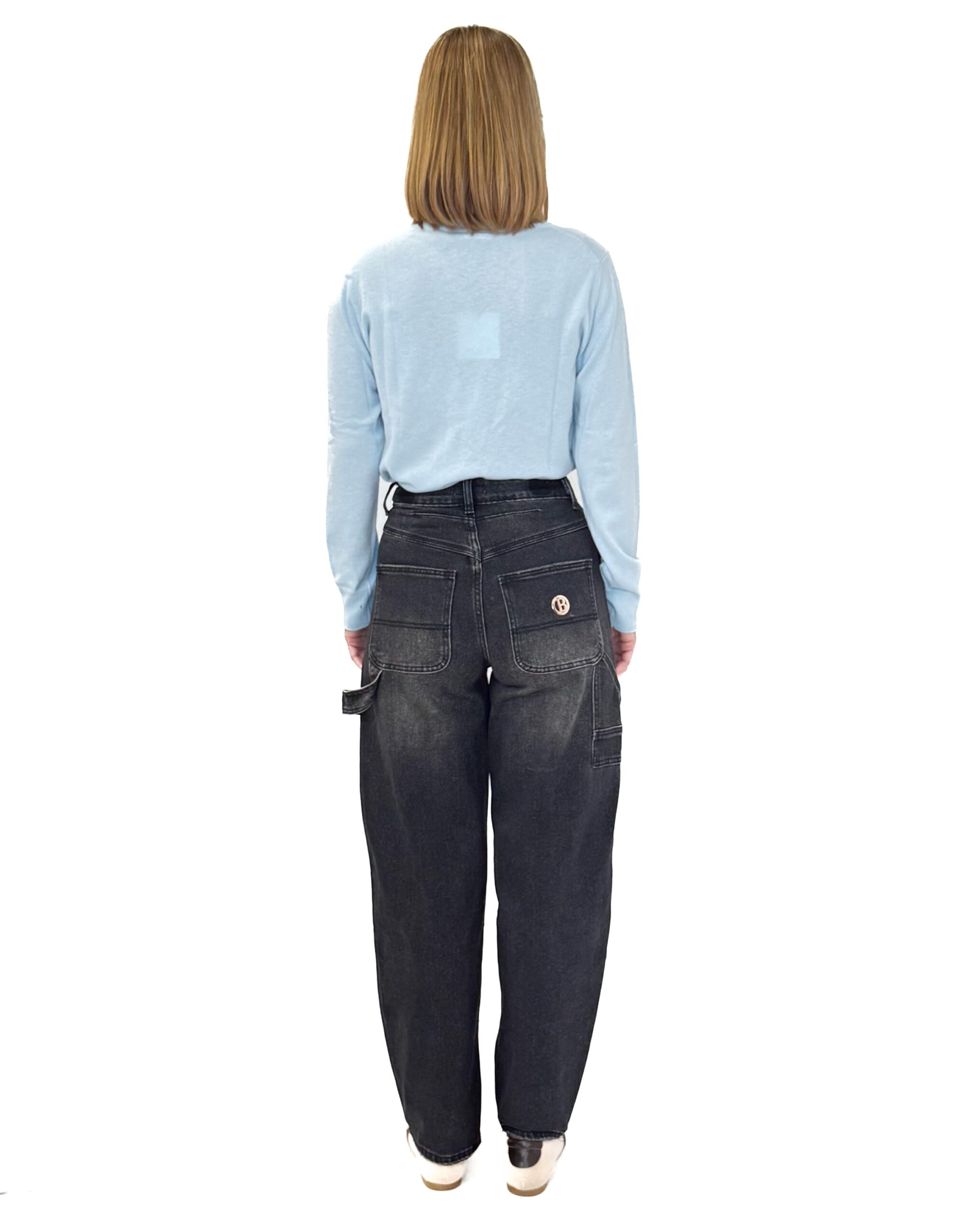 BŁĘKITNY WEŁNIANY SWETER VICOLO 22003S - obrazek 5