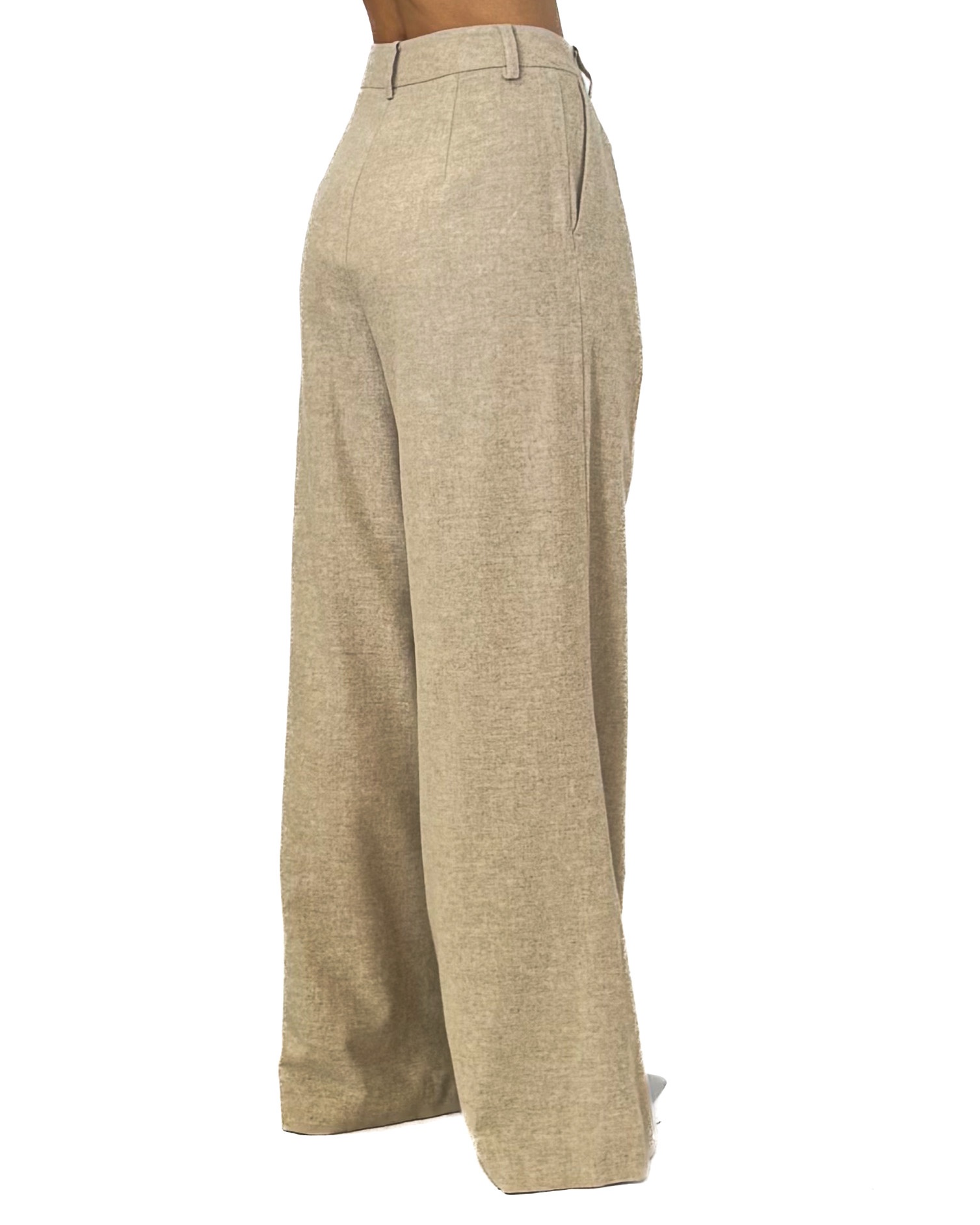 SPODNIE Z MATERIAŁU Z WEŁNĄ MALEJ 421240-19243 - obrazek 4