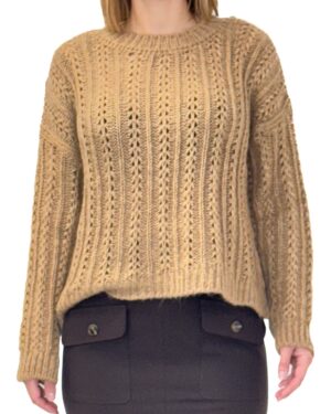 CAMELOWY SWETER DAMSKI PIA B MOVINA