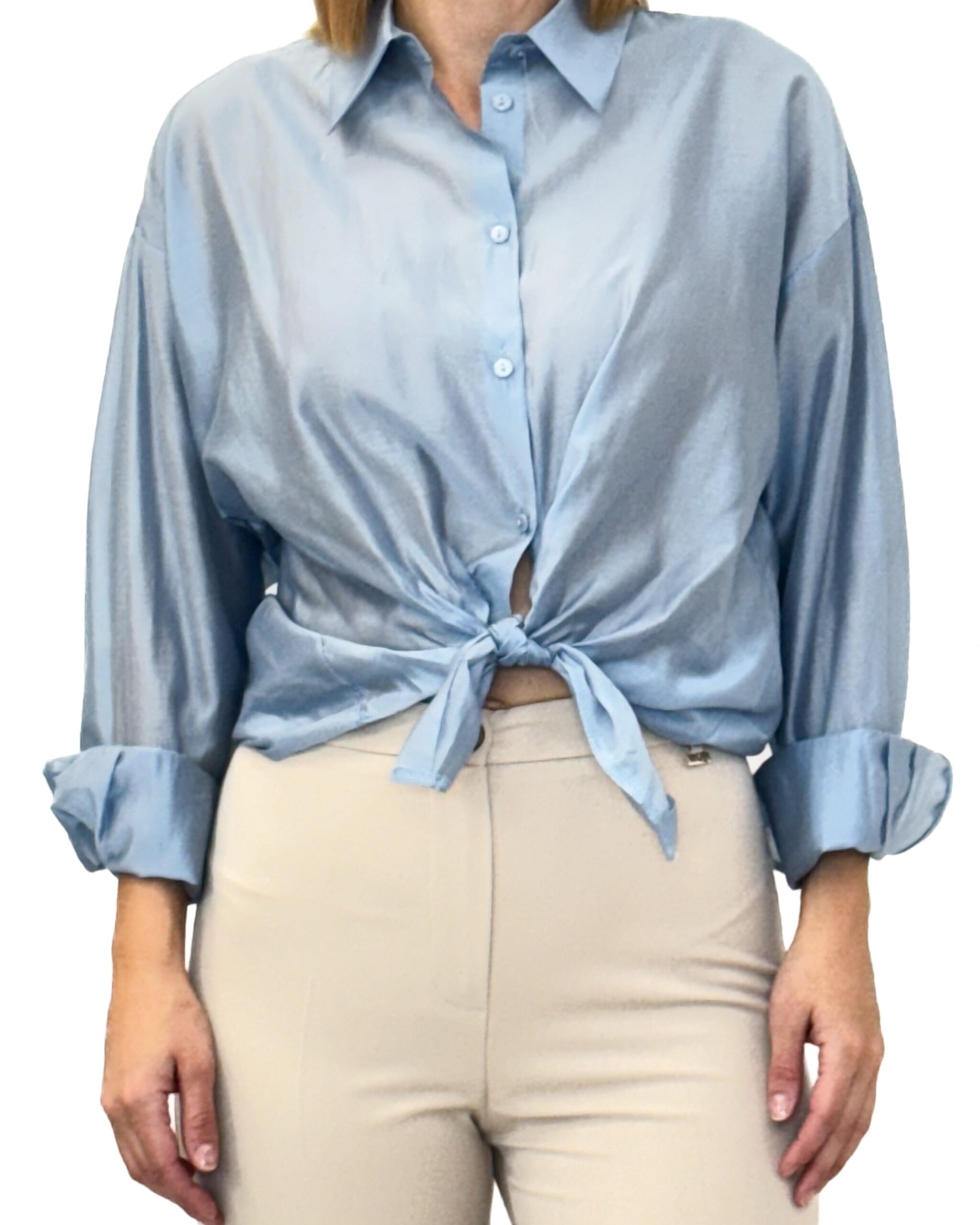 NIEBIESKA KOSZULA DAMSKA MPERIAL C9990030U - obrazek 3