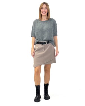 TURKUSOWY SWETER DAMSKI PIA B MOSEI