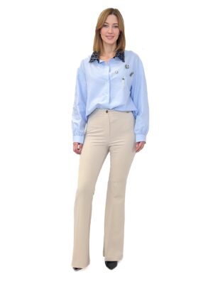 NIEBIESKA KOSZULA DAMSKA PIA B LAMOS