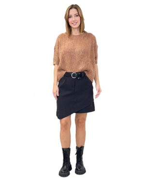 KARMELOWY SWETER DAMSKI PIA B MOSEI