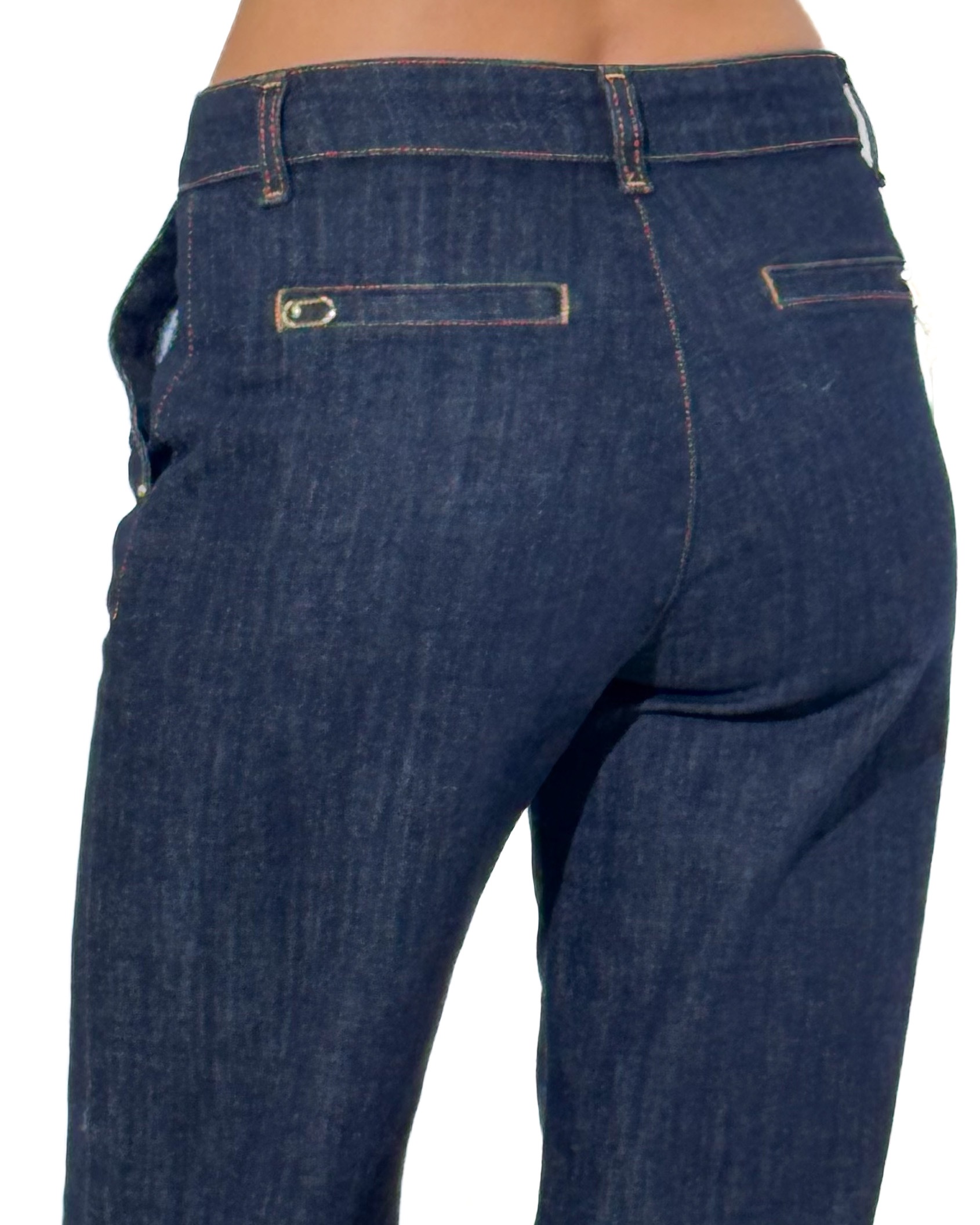 CIEMNE GRANATOWE JEANSY BABYLON XEBJR03 - obrazek 3