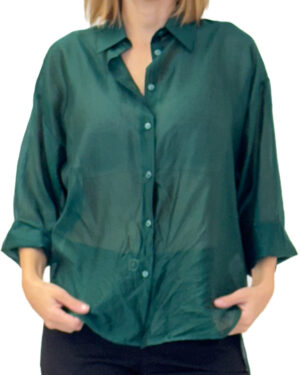 koszula damska butelkowa zieleń