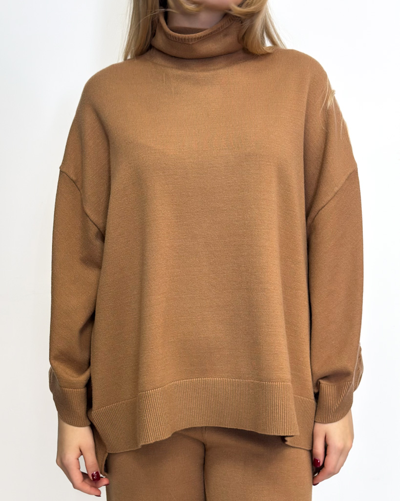 KOMPLET Z DZIANINY SPODNIE I SWETER PIA B QUARNI - obrazek 5