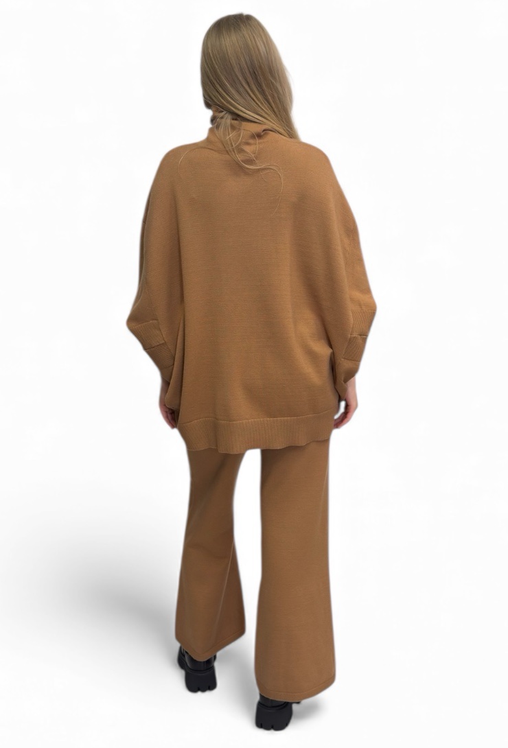 KOMPLET Z DZIANINY SPODNIE I SWETER PIA B QUARNI - obrazek 2