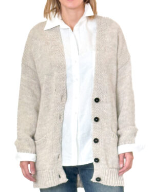 SZARY KARDIGAN DAMSKI VICOLO 33017F