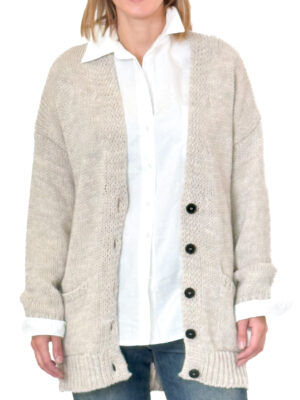 SZARY KARDIGAN DAMSKI VICOLO 33017F