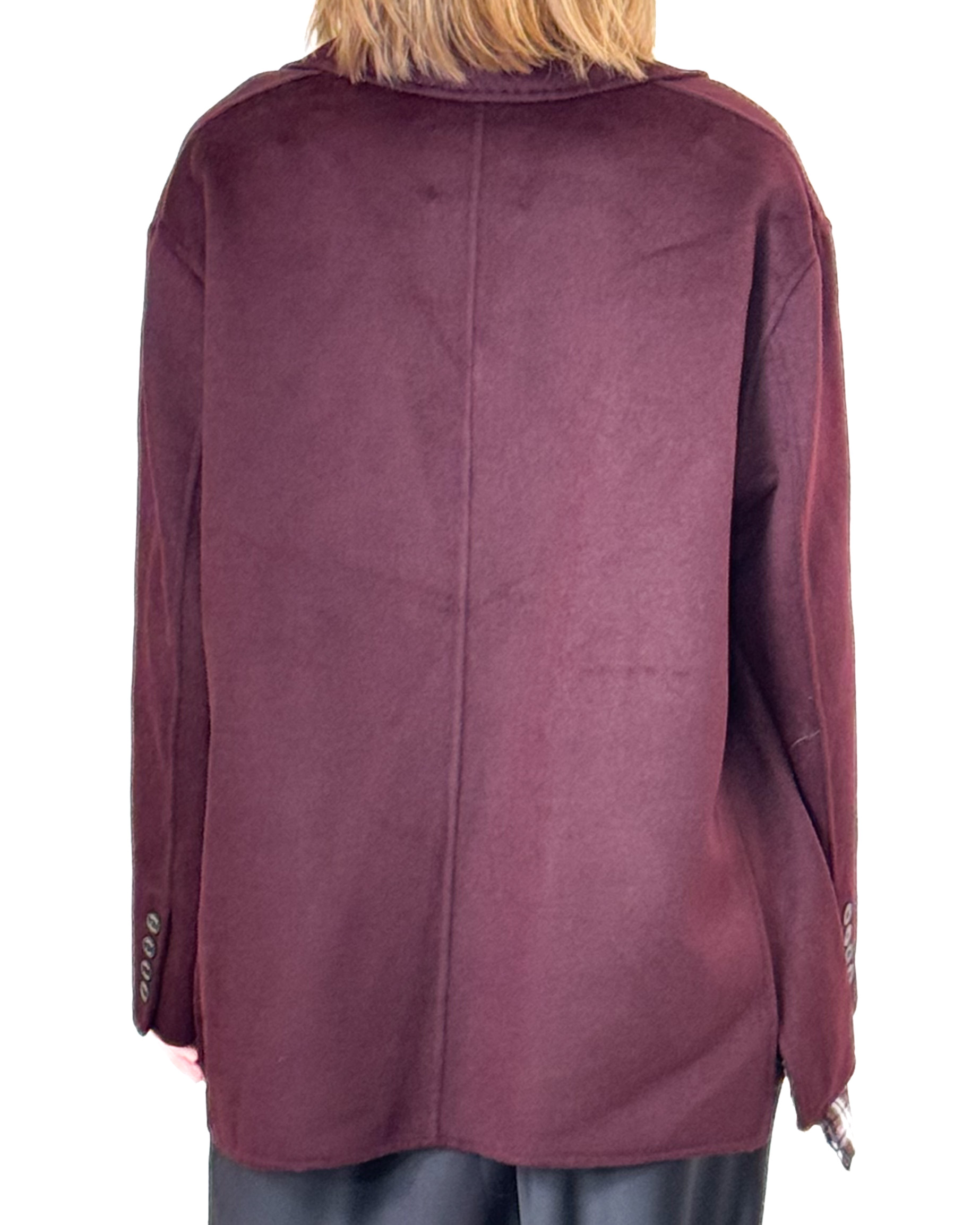 BORDOWY PŁASZCZ DAMSKI VICOLO TF0005 - obrazek 3