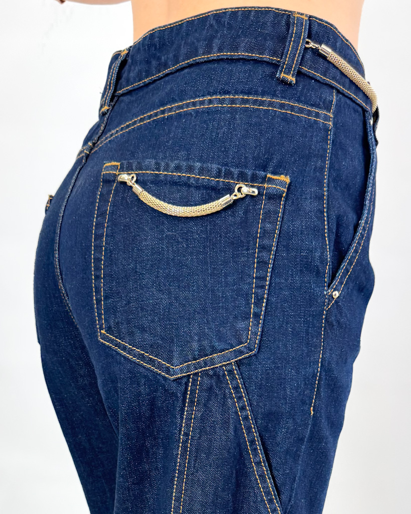 SPODNIE NIEBIESKIE JEANSY BABYLON XEBJR01 - obrazek 5