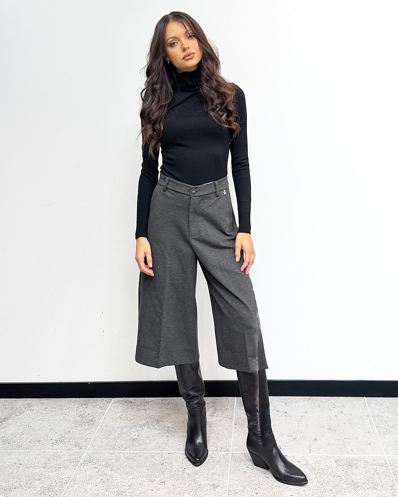 CZARNY GOLF DAMSKI GIL SANTUCCI 22APT244MA238