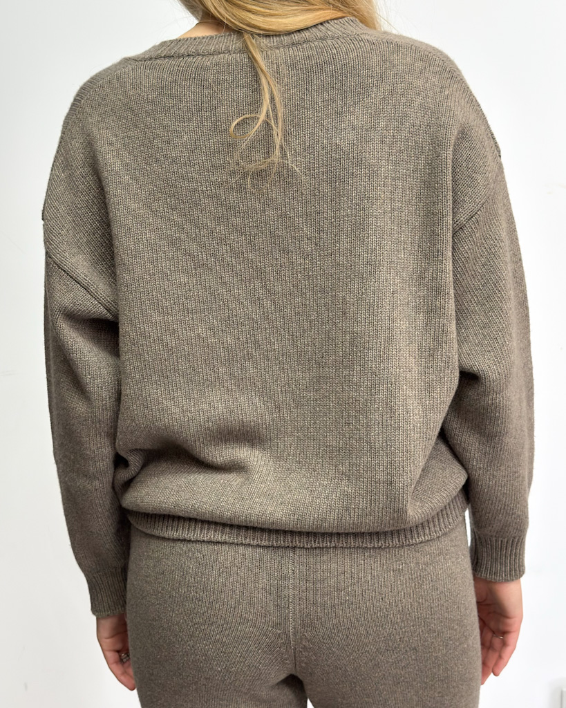 BEŻOWY KOMPLET DZIANINOWY VICOLO 55251R - obrazek 4