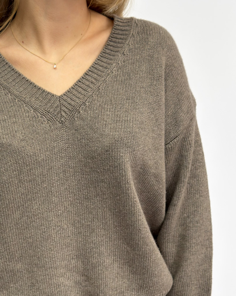 BEŻOWY KOMPLET DZIANINOWY VICOLO 55251R - obrazek 3