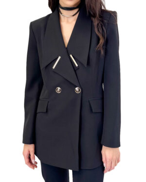 czarna marynarka damska do bioder