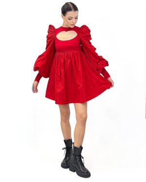 CZERWONA KRÓTKA SUKIENKA REVISE JUSTINE19