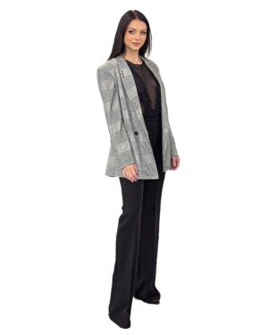 MARYNARKA DAMSKA W PEPITKĘ REVISE ILAYDA17