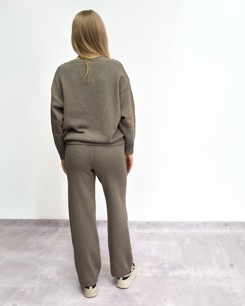 BEŻOWY KOMPLET DZIANINOWY VICOLO 55251R - obrazek 5