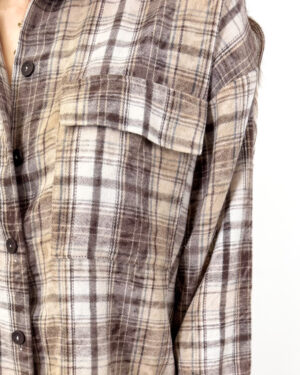 koszula w kratę na jesień