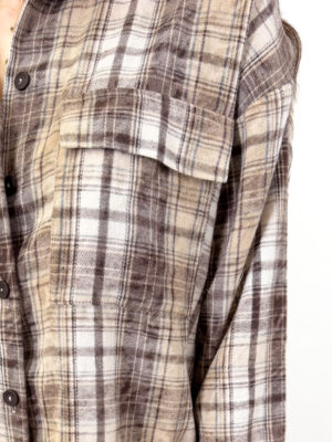 koszula w kratę na jesień