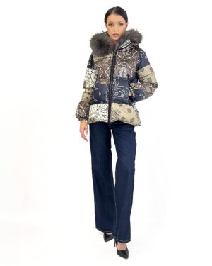 PIKOWANA KURTKA ZIMOWA FLO&CLO G0374