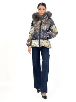 PIKOWANA KURTKA ZIMOWA FLO&CLO G0374