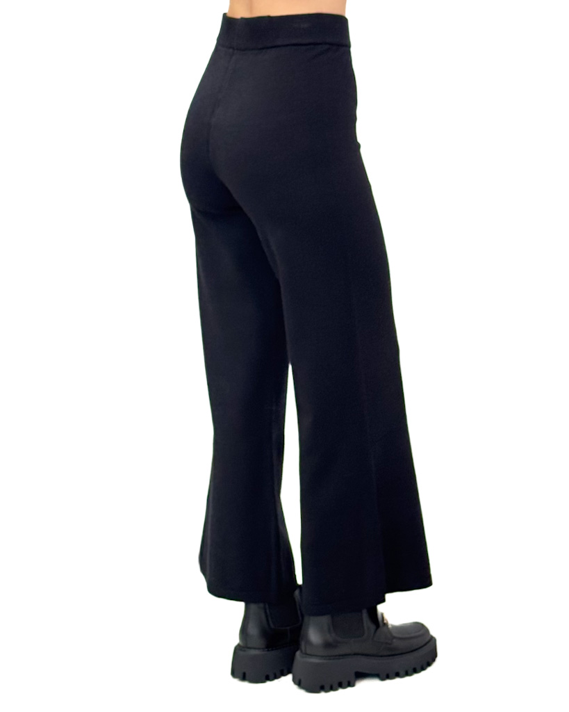 CZARNY ZESTAW SPODNIE SWETER DZIANINA PIA B QUARNI - obrazek 6