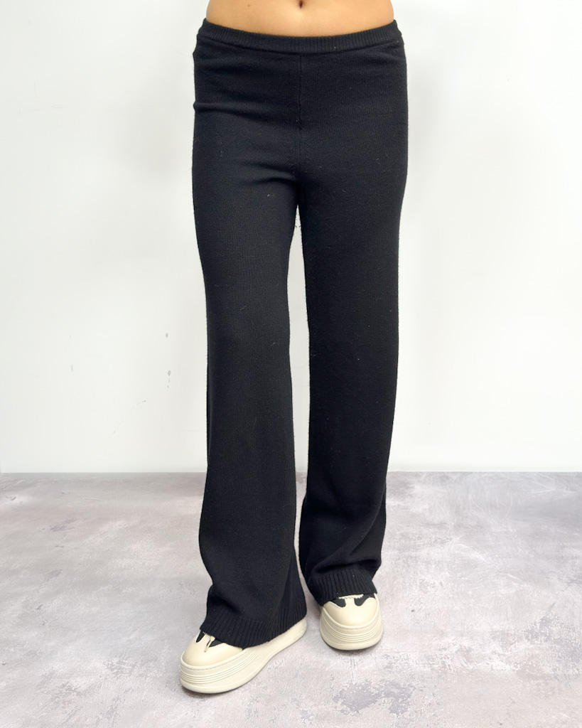 KOMPLET DZIANINOWY CZARNY VICOLO 55251R - obrazek 2