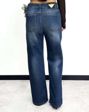 spodnie niebieskie jeansy formy Babylon