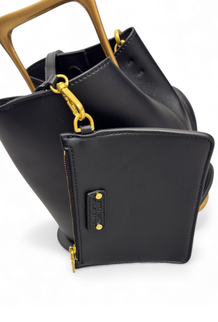 Czarna skórzana torebka damska SAVAGE 55LZ4122 - obrazek 6