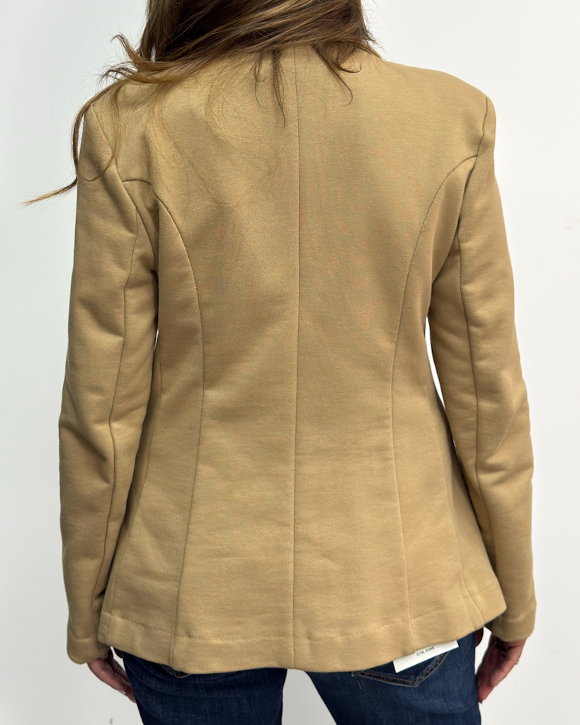 Camelowa damska marynarka Maryley 25IB102 - obrazek 3