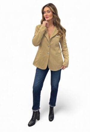 Camelowa damska marynarka Maryley 25IB102