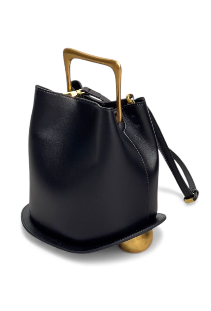 Czarna skórzana torebka damska SAVAGE 55LZ4122 - obrazek 3