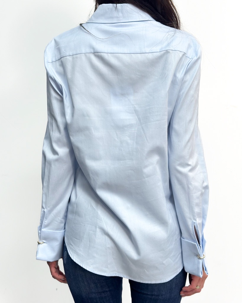 Niebieska koszula damska z długim rękawem Imperial CNF7ITY - obrazek 3