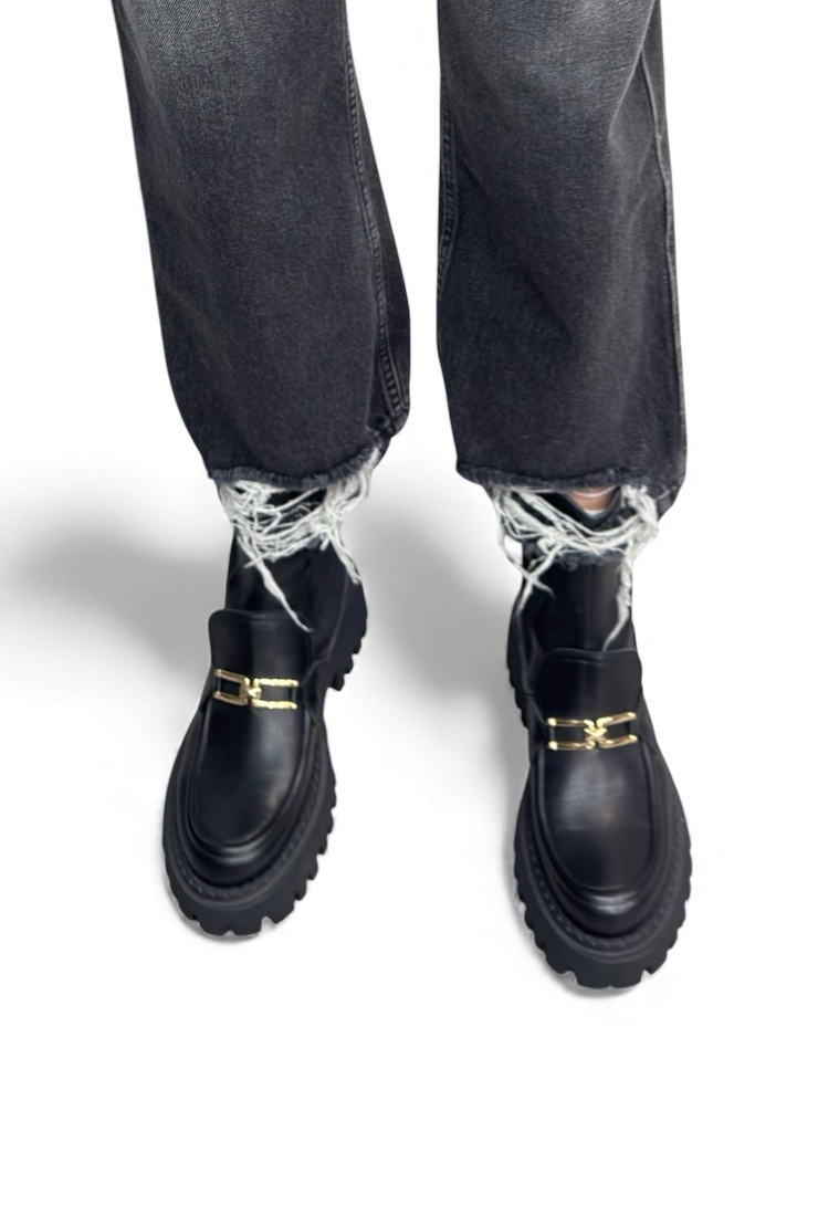 Spodnie czarne jeansy Vicolo DF5298 - obrazek 5