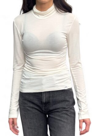 Kremowy cienki golf damski Imperial TR11KNY