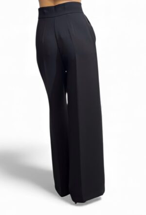 eleganckie spodnie damskie szeroka długa nogawka