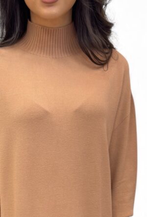 sukienka na codzień z golfem